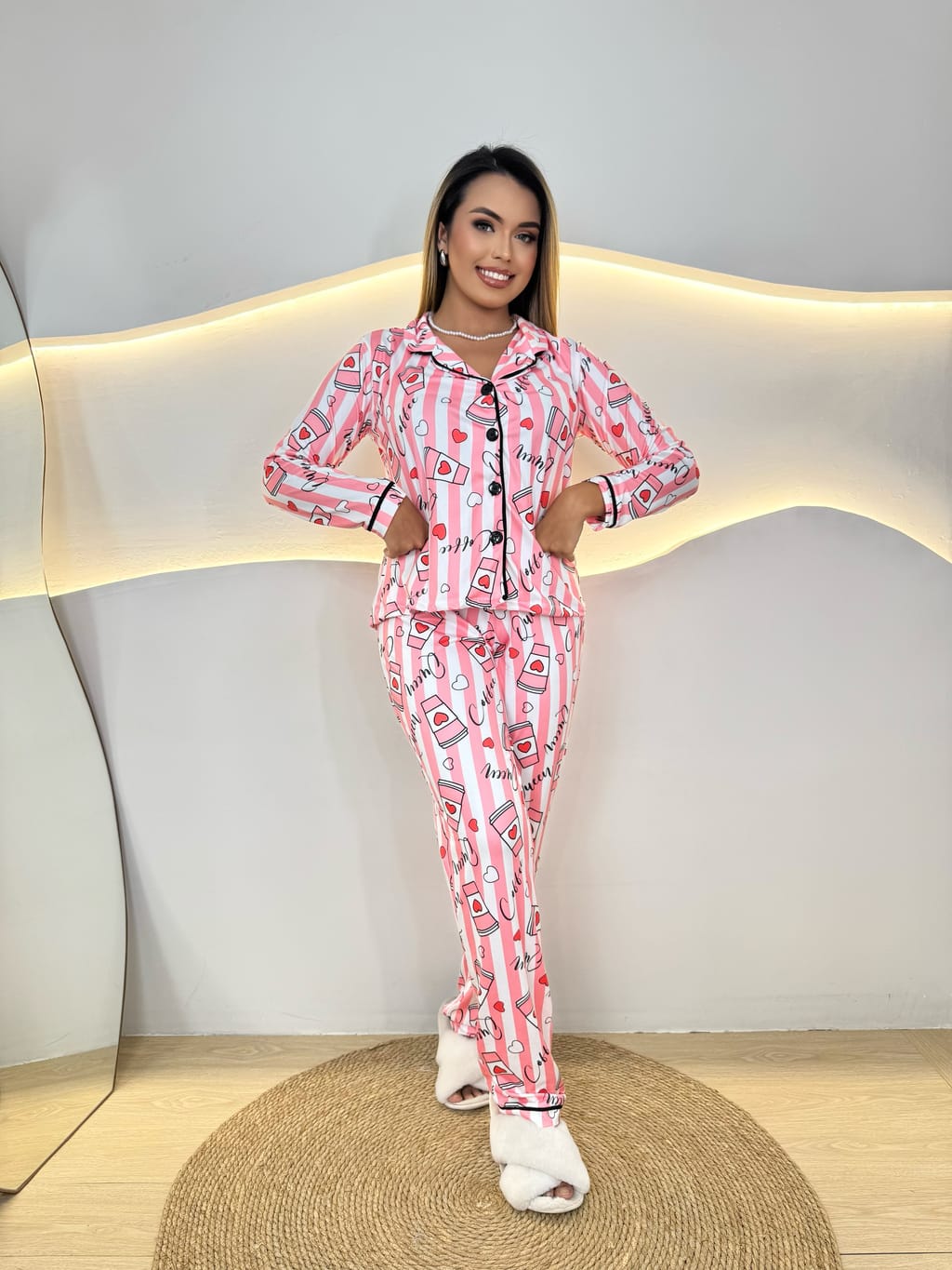 Longo Americano de Inverno - Coffee Coração Listra