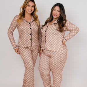 Pijama Longo Americano de Inverno - Gucci